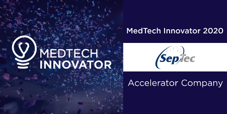 SepTec is accepted onto the Medtech Innovator 2020