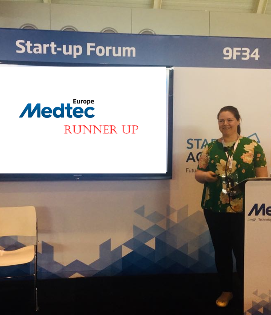Runner up at the MedTec Europe Start-Up Pitches.