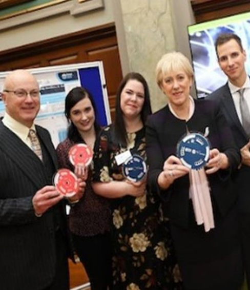 SepTec showcases at the FutureNeuro  Launch to the Minister for  Business, Enterprise and  Innovation, Heather Humphreys  TD